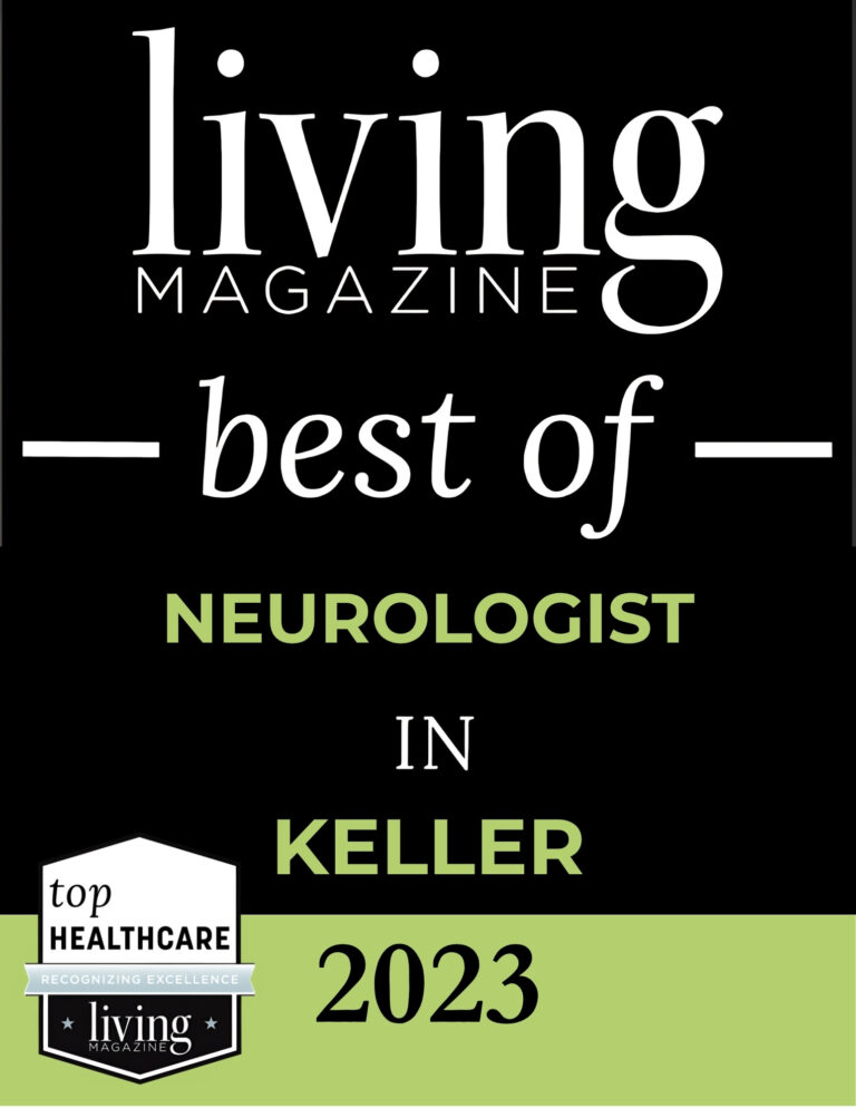 Living Magazine Award - Voted Best Neurologist in Keller 2023